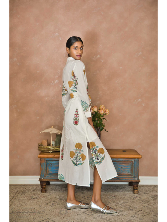 Art In My Wardrobe Bella Dress White Side