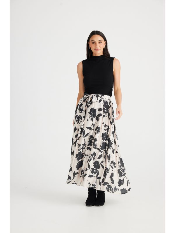 Brave + True Rossi Skirt Shadow Bloom Front