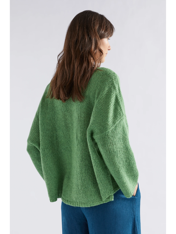 ELK the Label Agna Sweater Aloe Green Back