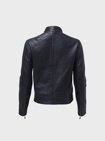 ELK the Label Lader Leather Jacket Black (back)