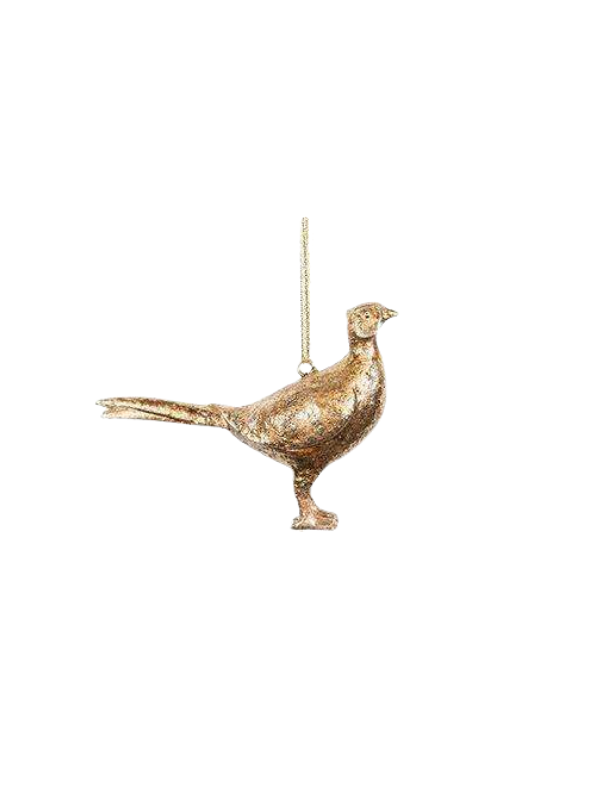 French Country Golden Pheasant Hanging Ornament