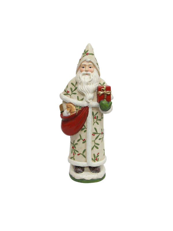 French Country Vintage Santa with Gift Sack
