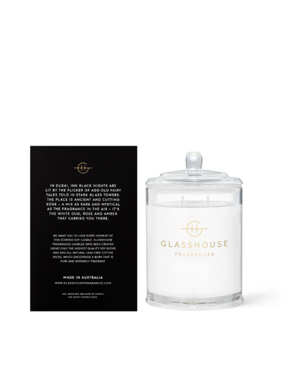 Glasshouse Fragrances Arabian Nights Candle 380g