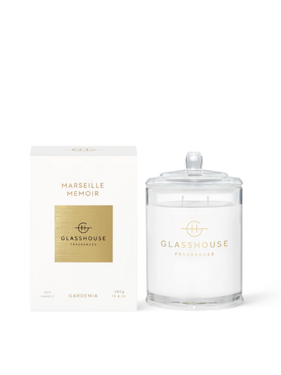 Glasshouse Fragrances Marseille Memoir Candle 380g