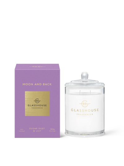 Glasshouse Fragrances Moon and Back Candle 380g