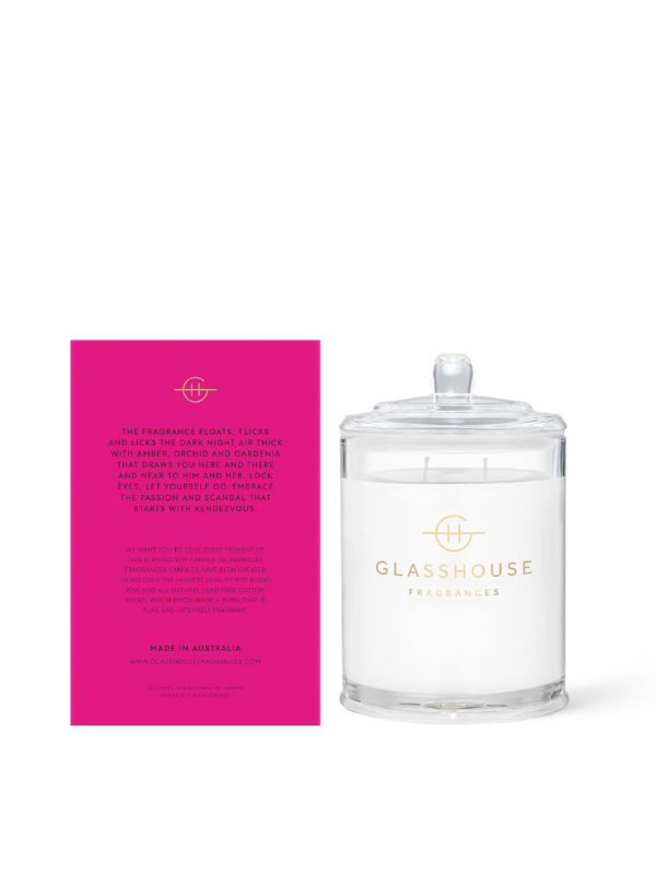 Glasshouse Fragrances Rendezvous Candle 380g