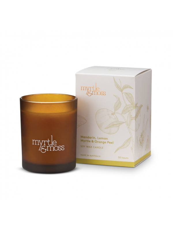 Myrtle & Moss Citrus Soy Wax Candle