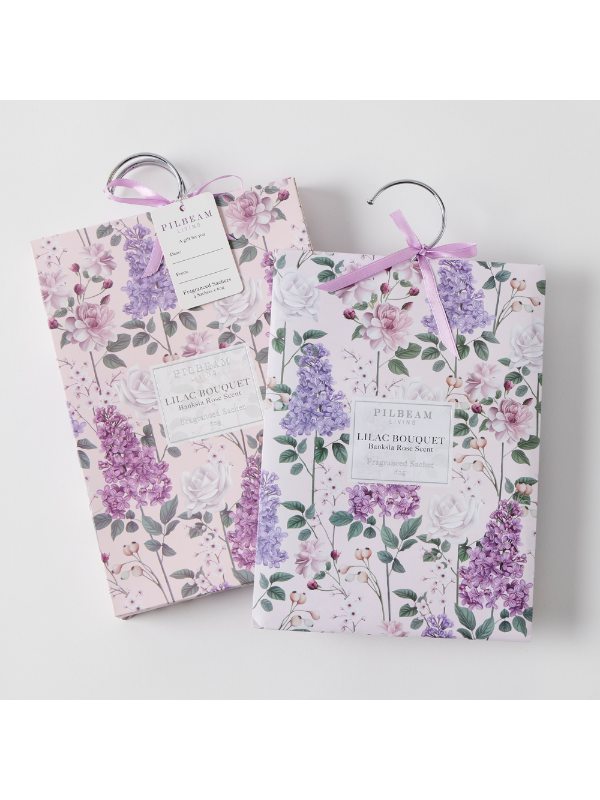 Pilbeam Living Lilac Bouquet Scented Hanging Sachets