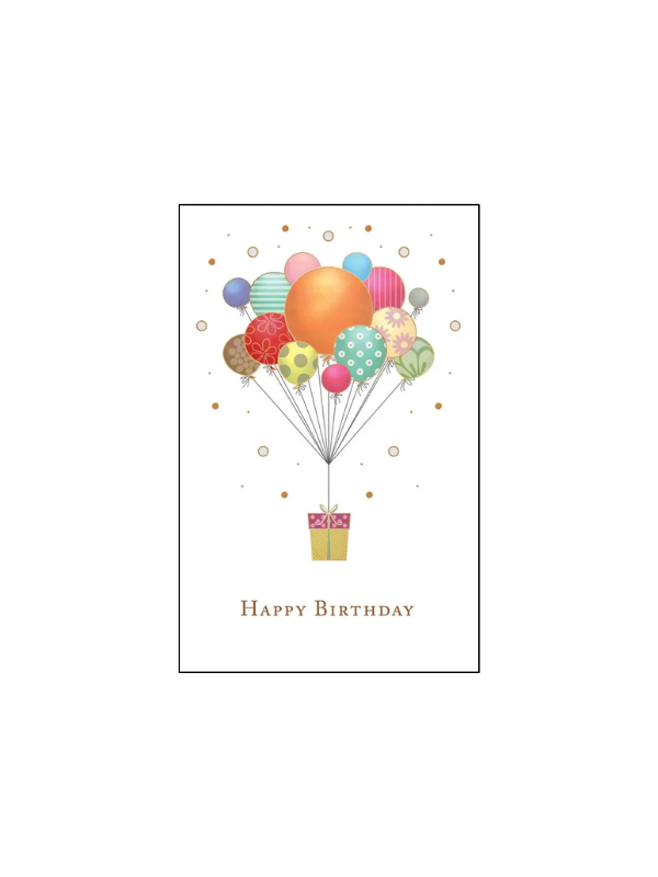 Quire Happy Birthday Balloons Card