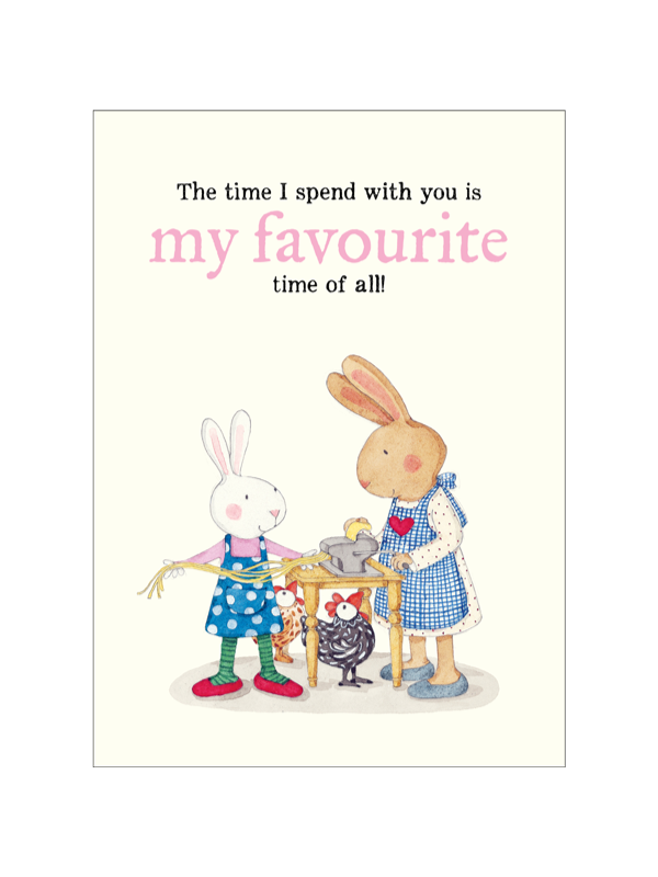 Ruby Red Shoes The Time I Spend With You Card