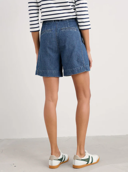 Seasalt Cornwall Lowarth Shorts Mid Wash Back