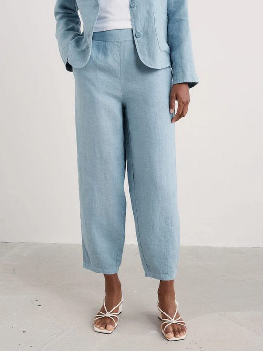 Seasalt Cornwall Noweth Pants Blue Fog Front