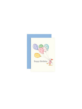 Twigseeds Balloon Happy Birthday Mini Card