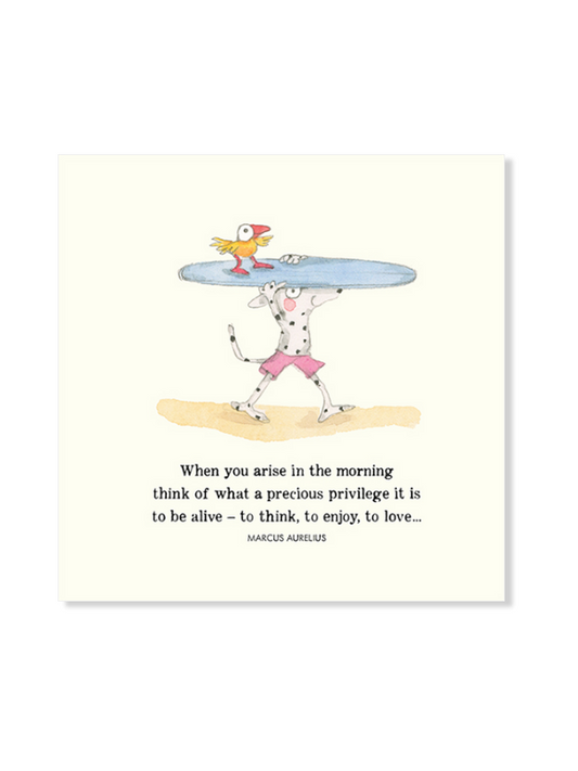 Twigseeds When You Arise In The Morning Card