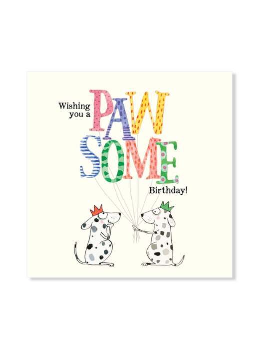 Twigseeds Wishing You A Pawsome Birthday Card