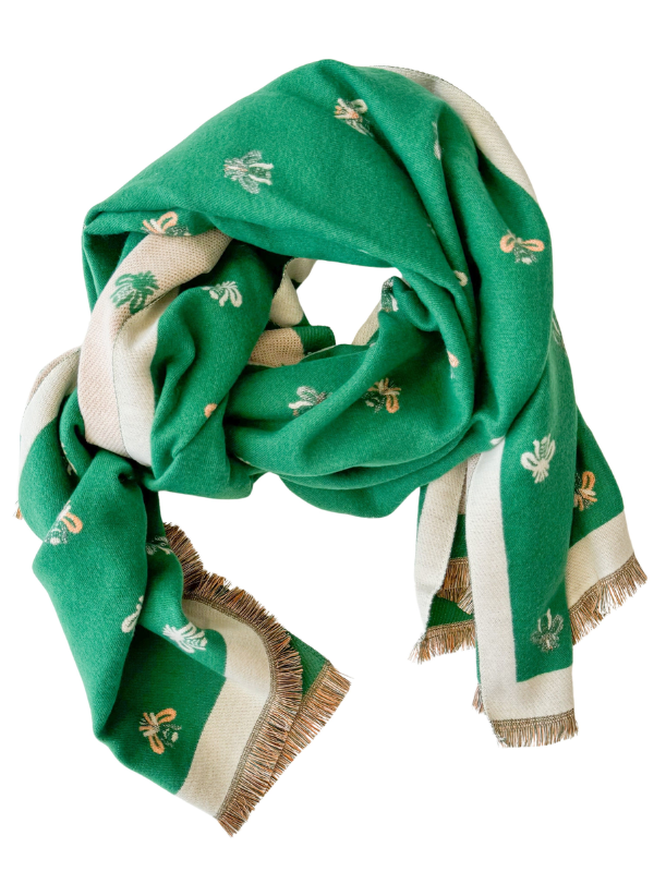 Urban Products Bee Scarf Green