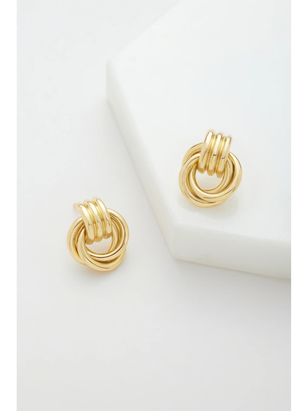 Zafino Poppy Earrings Gold