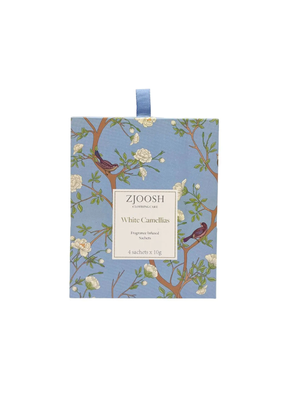 Zjoosh White Camellias Clothing Sachets Taylor Francis and Co