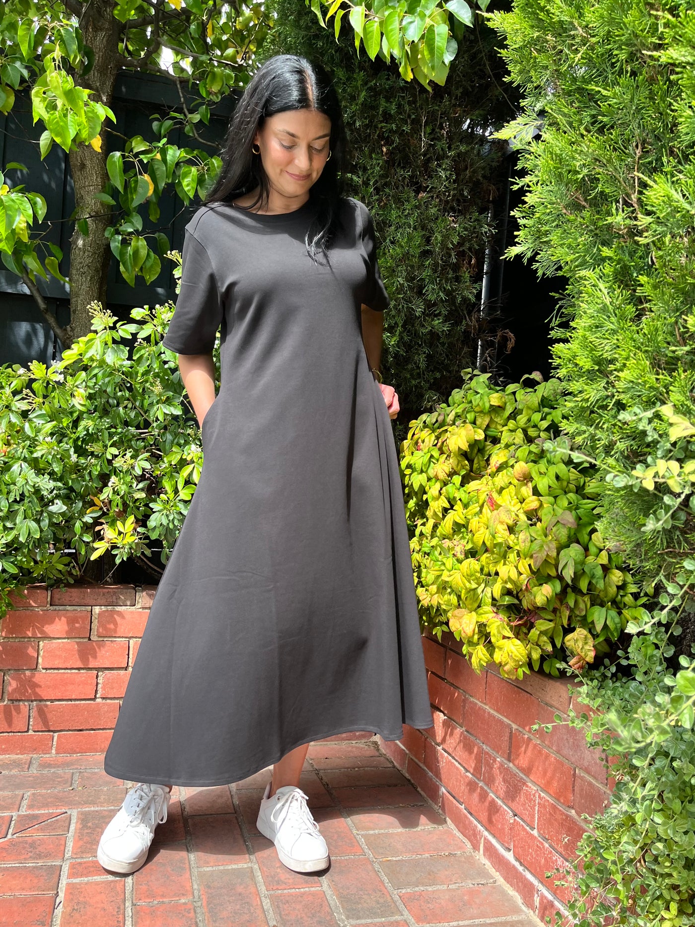 ELK the Label Mana Scuba Dress Black Styled