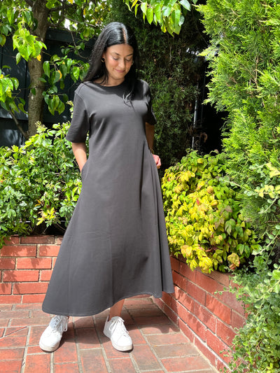 ELK the Label Mana Scuba Dress Black Styled