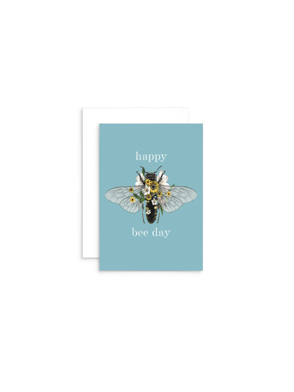 Affirmations Happy Bee Day Bee Mini Card