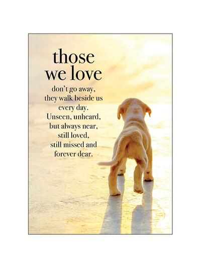 Affirmations Those We Love Don't Go Away Card