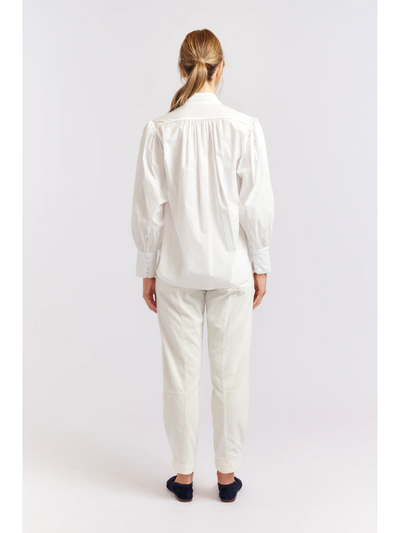 Alessandra Rosemary Poplin Shirt White (back)