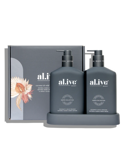 al.ive Body Wash & Lotion Duo Sea Coconut & Wild Orange