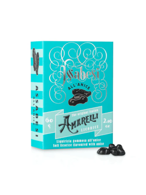 Amarelli Assabesi Anise Soft Liquorice in Box 60g