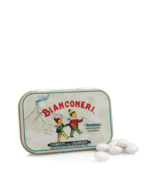 Amarelli Bianconeri Liquorice in Tin 50g