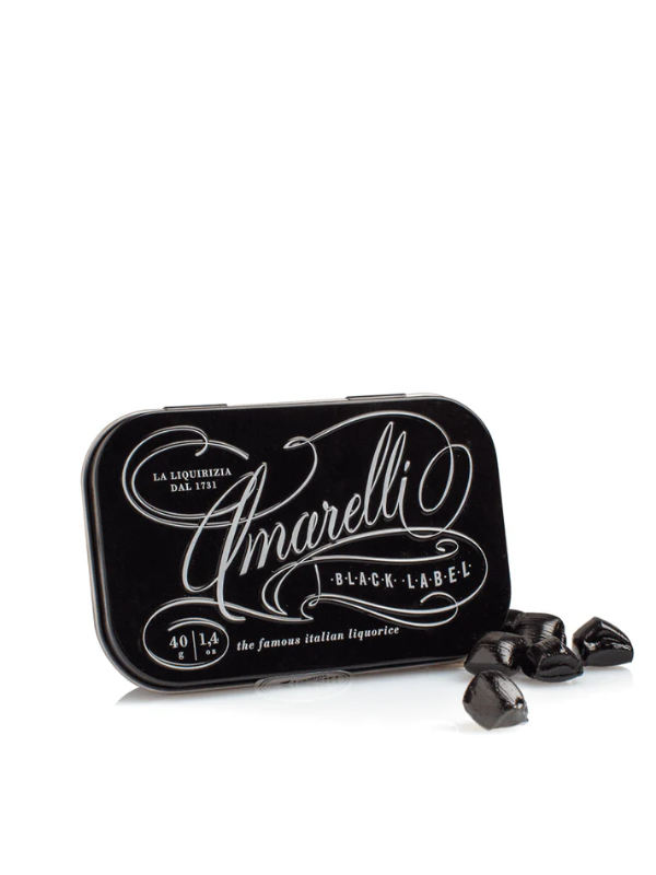 Amarelli Black Label Liquorice Tin 40g