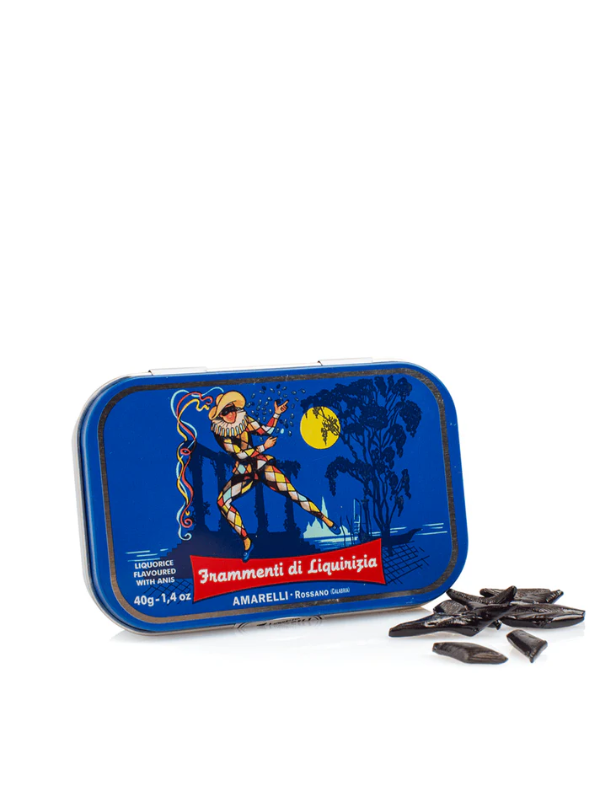 Amarelli Harlequin Liquorice Tin 40g