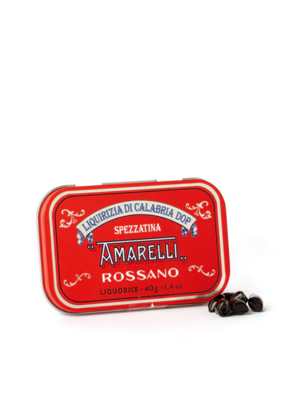 Amarelli Rossano Pure Liquorice Tin 40g