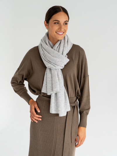 Arlington Milne Cashmere Travel Wrap Grey