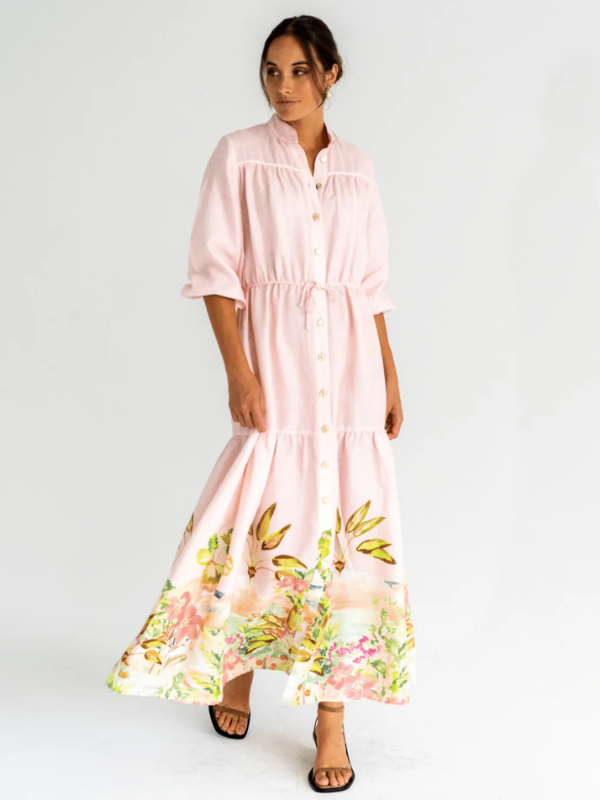 Arlington Milne Natalia Dress Paradise Tropical Front