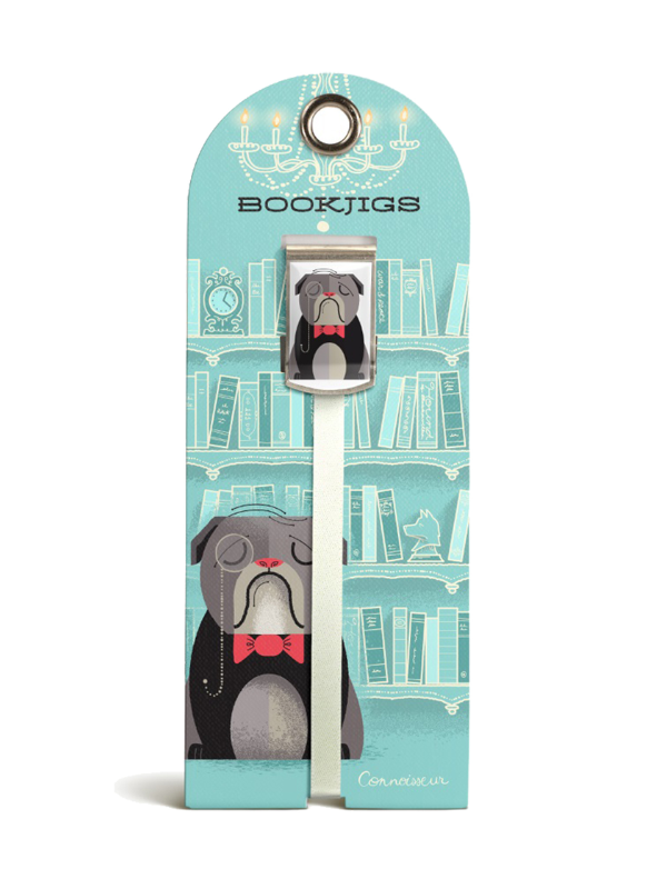 Bookjigs Ribbon Bookmark Connoisseur Bulldog