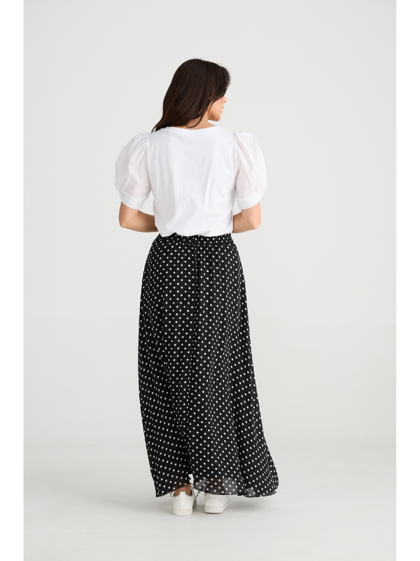 Brave + True Alias Skirt Black & White Back