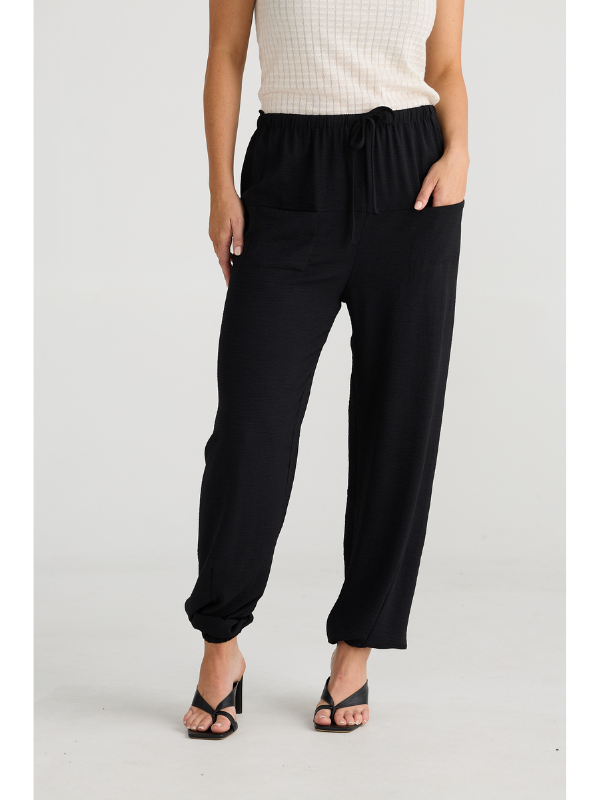 Brave + True Cascade Pants Black Detail