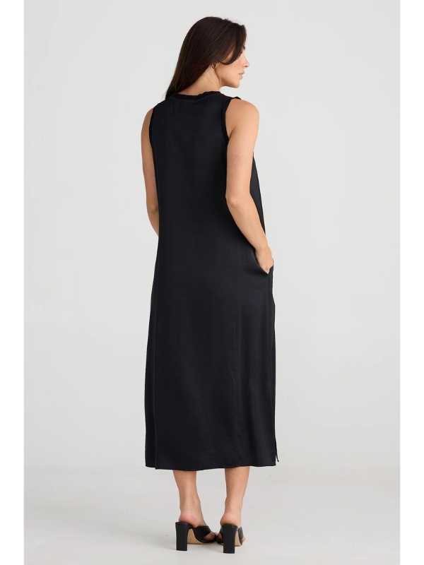 Brave + True Celine Dress Black Back