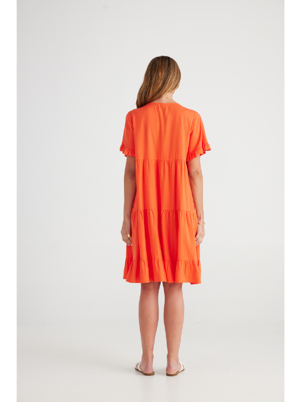 Brave + True Clementine Dress Mandarin Back