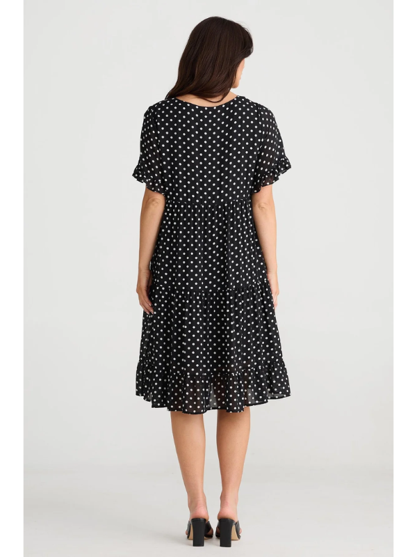 Brave + True Clementine Dress Polka Dot Back