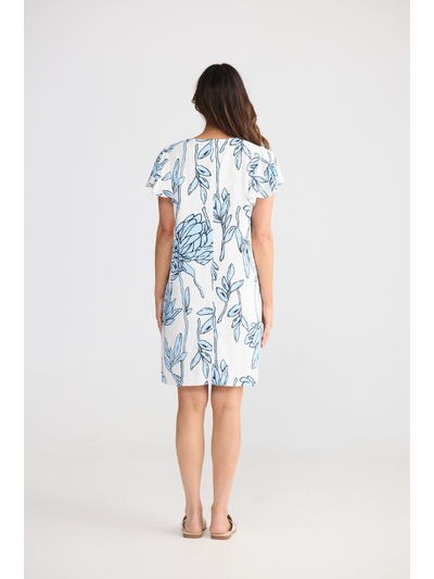 Brave + True Jemma Dress Coastal Bloom Back