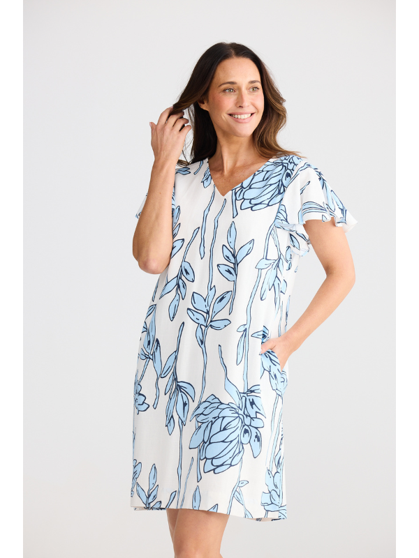 Brave + True Jemma Dress Coastal Bloom Detail