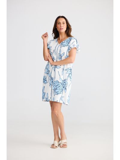 Brave + True Jemma Dress Coastal Bloom Front