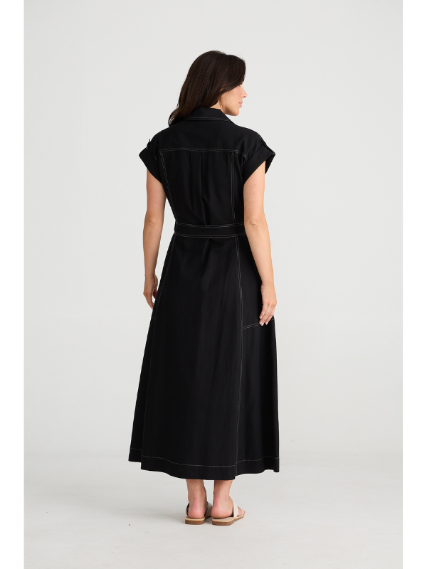 Brave + True Portia Dress Black Back