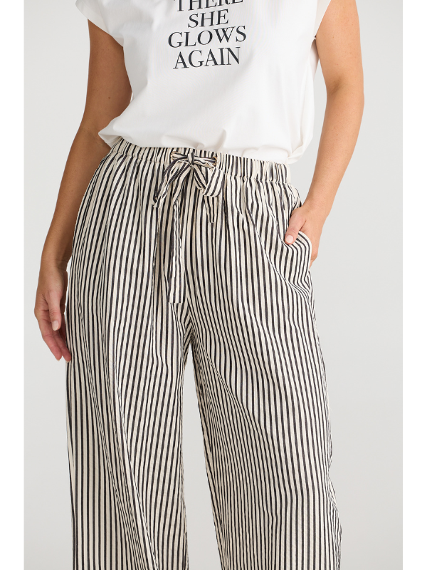 Brave + True Portia Pants White & Black Detail