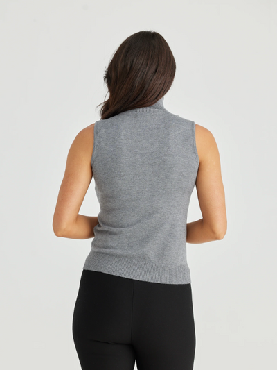 Brave + True Skye Knit Top Graphite (Back)