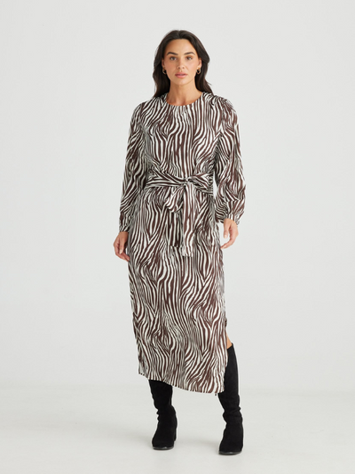 Brave + True Turning Point Long Sleeve Dress Zigby