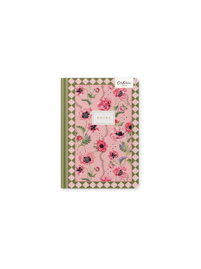 Cath Kidston A5 Notebook Pink Poppies