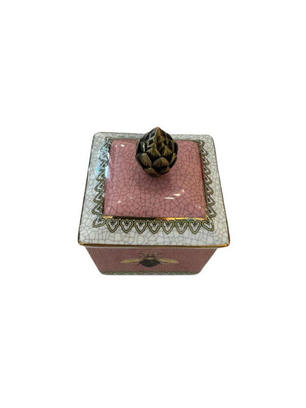 Christiana Bee Trinket Box Rose